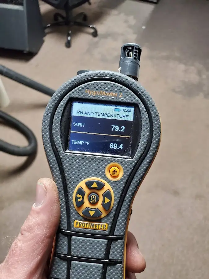 Moisture meter humidity assessment for Fire & Smoke Damage Restoration in Kemp Mill